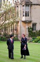 Japan's crown prince revisits Oxford